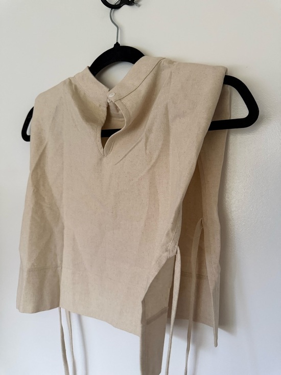 NWT Commense Linen Two Piece Set – XS (Khaki, Padded Top, Matching Set) - Picture 5 of 6